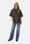 Футболка Kaffe SLIT, Fudge/Bordeaux - фото 2