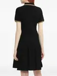 Мини-платье-поло с плиссировкой Fred Perry, черный - фото 4