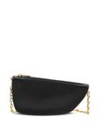 Мини-сумка Burberry Micro Shield Sling, черный - фото 2