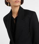 Однобортный блейзер Victoria Beckham, черный - фото 4