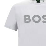 Футболка с логотипом HUGO BOSS, серый - фото 5