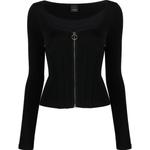 Весна-Лето 2023 Куртки и Пальто Женские Черные PINKO - фото