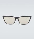 Солнцезащитные очки в прямоугольной оправе из ацетата Givenchy, черный - фото