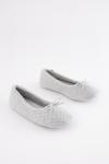 Стеганые балетки Next, серый - фото 4