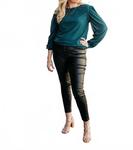 Топ Hunter Texture в зеленом цвете BiBi - фото 2