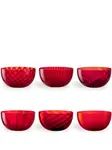 Набор Idra из шести чашек Nasonmoretti, красный - фото