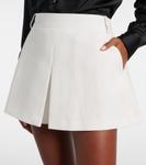 Юбка-пике из смеси хлопка и шелка Tom Ford, белый - фото 4