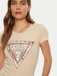Футболка обычного кроя W5RI22 J1314 Guess, экрю - фото 4