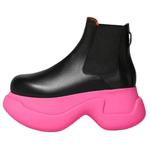 MARNI Ботинки Short Chelsea Boots 5cm Women's Black Pink - фото