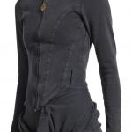 Топ Zip Top Hoodie Balenciaga, черный - фото 7