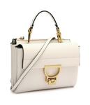 Кожаная сумка через плечо md5 arlettis Coccinelle, экрю - фото 4