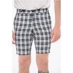 Клетчатые шорты из хлопка ID Corneliani, синий - фото 3