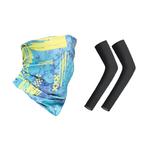 Велосипедная маска Unisex LINING, лазурный/черный - фото