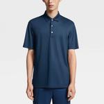 Zzegna Поло мужское темно-синее - фото 4