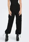 Only брюки-карго "ONLCASHI CARGO PANT WVN NOOS", черный - фото