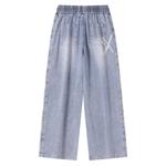 Джинсы унисекс dnnnnx, Серый - фото 3