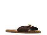 Сандалии Steve Madden Dipsy Sandal, Dark Brown Suede - фото