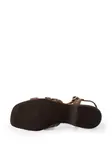 Кожаные сандалии Ash, коричневый - фото 6