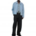 Мужская трикотажная одежда SS26 Acne Studios, синий - фото 4