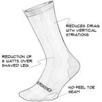 Носки Evo Disruptor 8 дюймов DeFeet, черный - фото 5