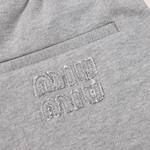 Повседневные шорты женские серые Miu Miu - фото 3