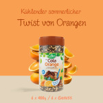 Растворимый напиток KING GEORGE Cola Orange 6 x 400 г. На банку уходит около 4 л. Tsi Consumer Goods - фото 4