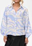 Блуза blue shadow Button-down blouse, Blue - фото 6