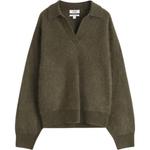 COS Кашемировый свитер Women's Khaki Green - фото