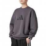 Adidas Свитшот мужской серо-фиолетовый - фото 5