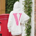 Худи Vlone бело-розовое - фото 8