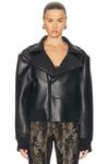 Mini Moto Куртка Norma Kamali, Black - фото 2