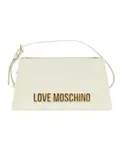 Сумка через плечо с логотипом. Love Moschino, белый - фото