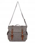Холщовая сумка-мессенджер Silver Road TSD BRAND, серый - фото 9