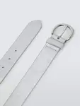 Ремень John Lewis Metallic Buckle, серебряный - фото 3