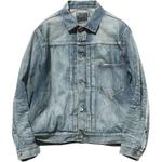 Джинсовая куртка Sacai, голубой - фото 3