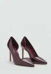 Высокие каблуки Mango, Bordeaux - фото 2