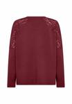 Топ Soyaconcept Long sleeved top, Dark Red - фото 5