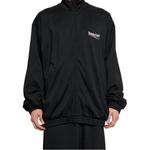 Balenciaga Куртка с логотипом на молнии, Black - фото 3