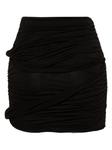 PNK мини-юбка с рюшами, черный - фото 2