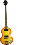 Unbranded Электрогитара с 4 струнами, корпус типа солид, правая, цвет Cherry Sunburst - фото