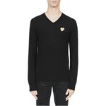 Свитер мужской черный CDG Play - фото 3