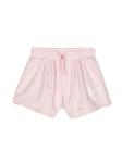 MSGM Kids шорты с логотипом, розовый - фото
