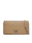 Сумка Ck Mini Chain Bag K60K612806 Calvin Klein, бежевый - фото