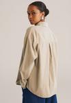 Блуза WE Fashion Button-down blouse, Beige - фото 3