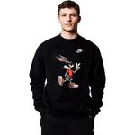 Унисекс худи Nike черное - фото 7