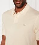 Рубашка поло pe_interlock Regular fit Boss Orange, бежевый - фото 4