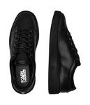 Кожаные кеды кремень Karl Lagerfeld, черный - фото 4