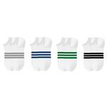 Satin Charm Duanmei Men Socks, 4 двойных (2 черных + 2 белых) - фото 21