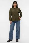 Блуза Vero Moda Curve VMCALVA, Grape Leaf/Dark Green - фото 2