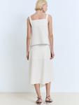 Макси юбка MANGO LIMON-H, Beige - фото 5